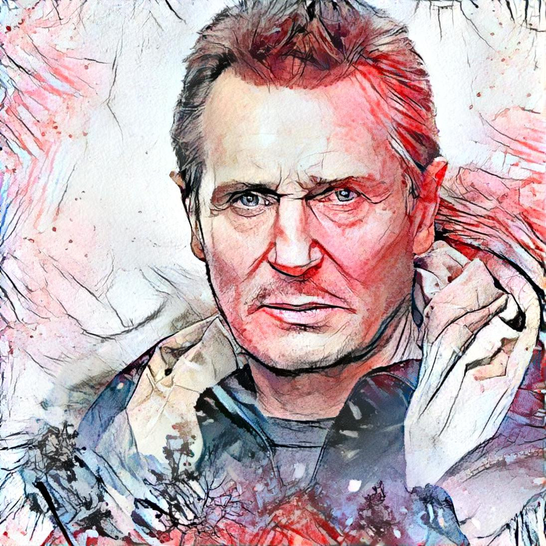 Portrait of Liam Neeson