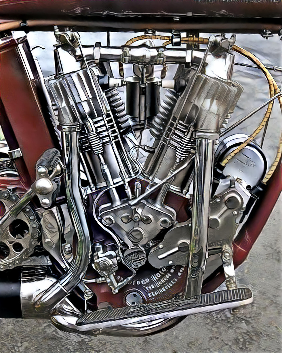 1918 Indian Motorcycle Engine