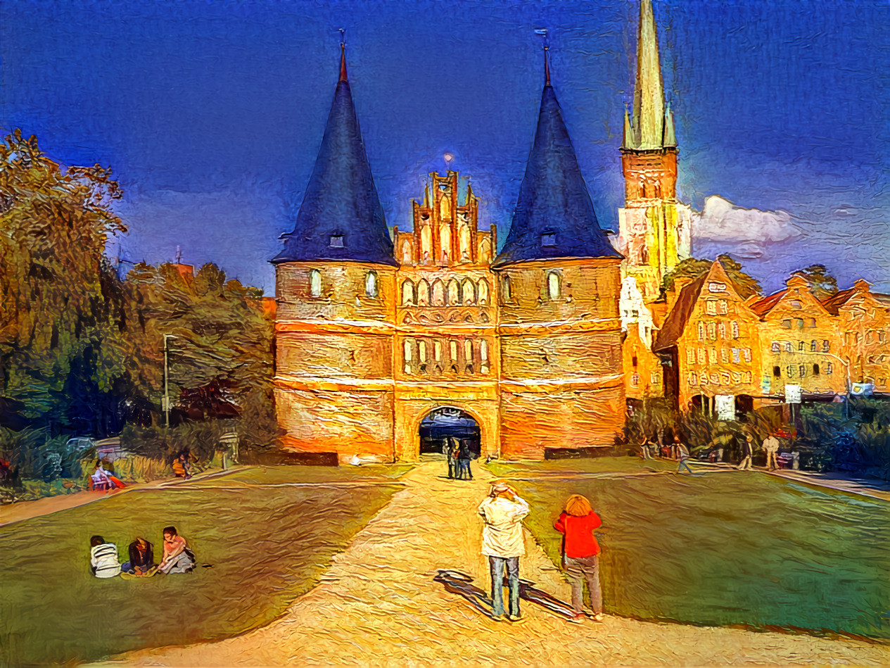City Gate In Lubeck