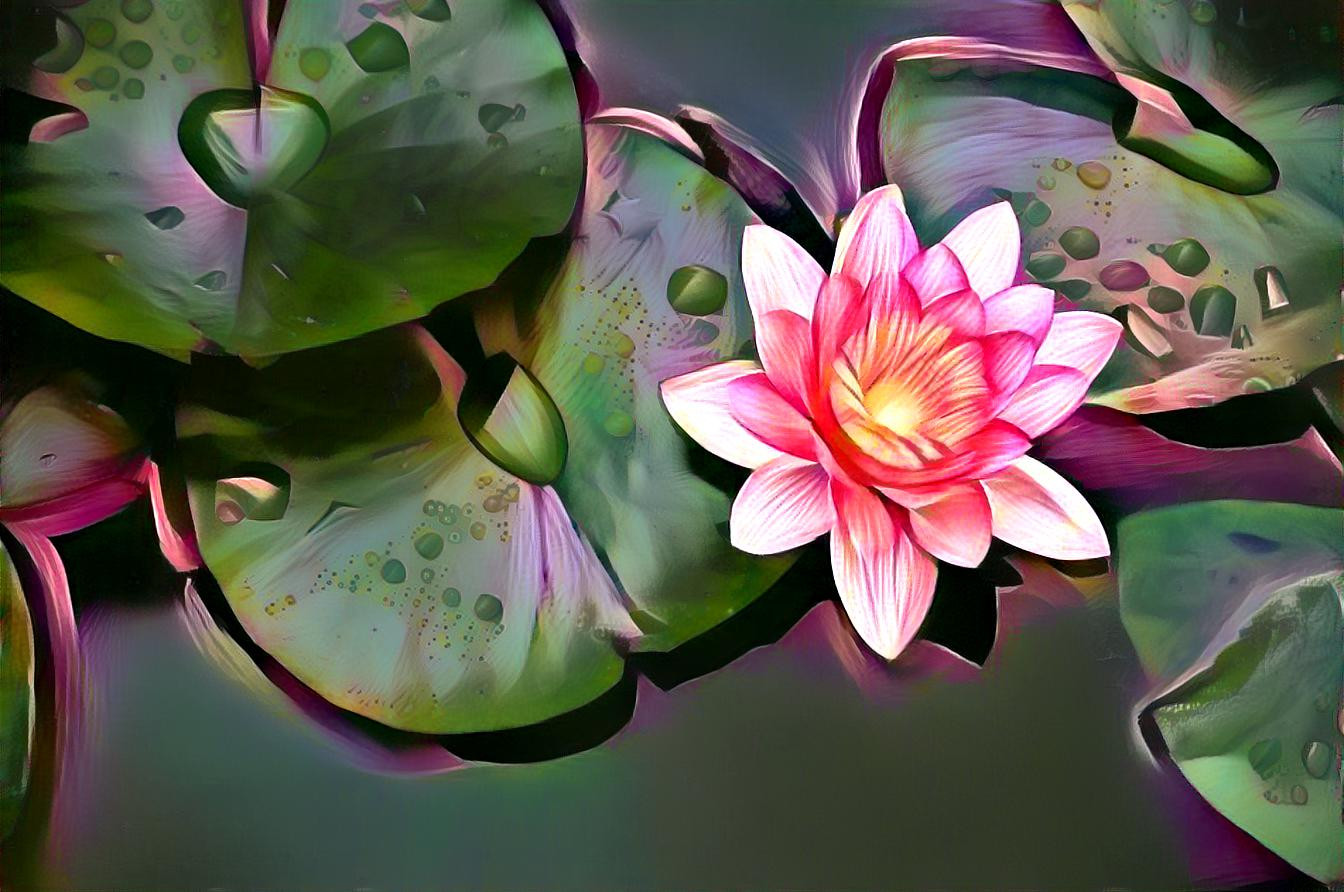 Pink Lilly pad. 
