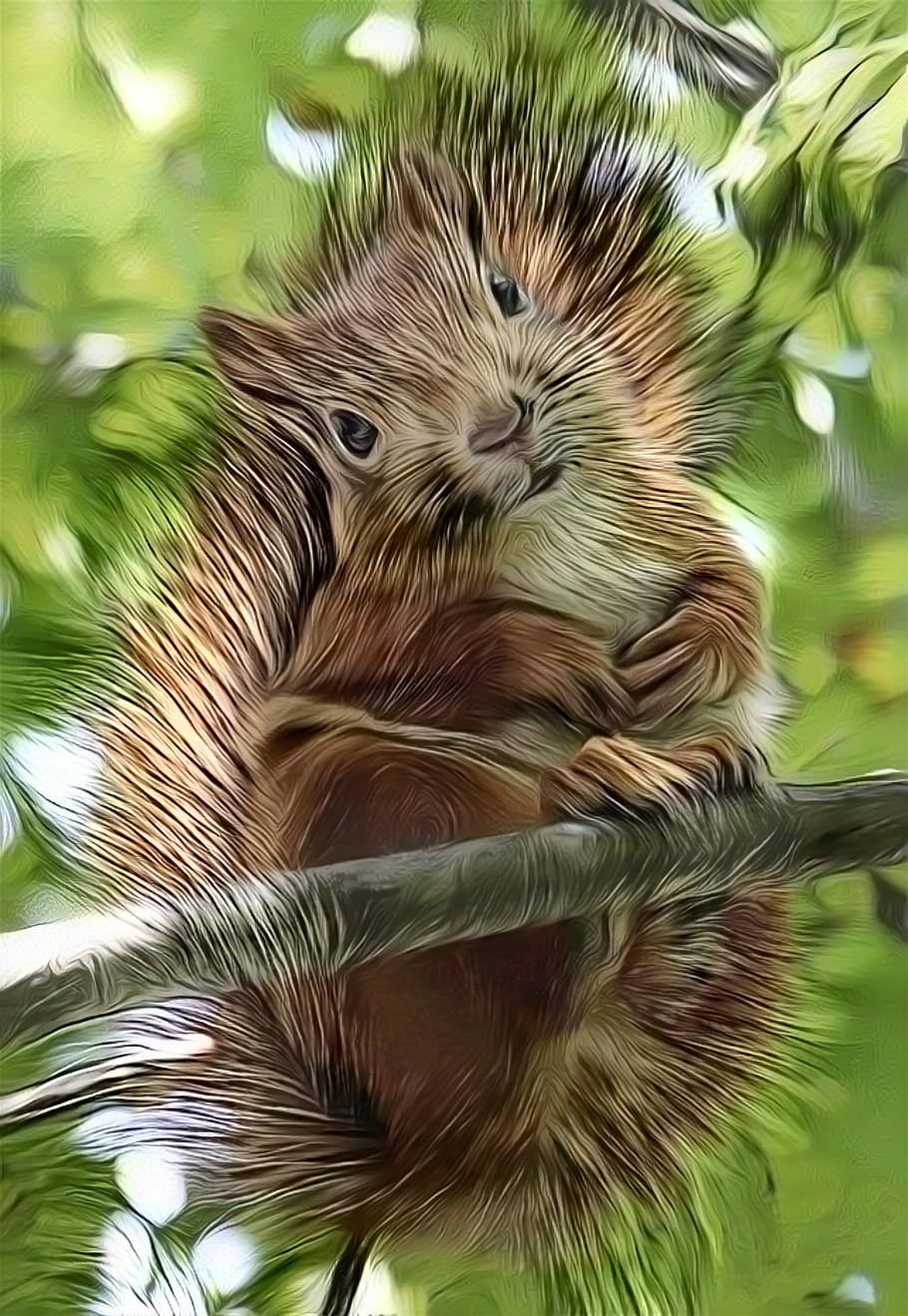 fluffy squirrel