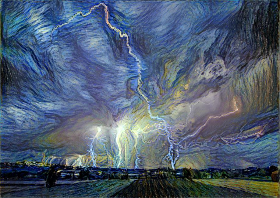 Lightning by Van Gogh