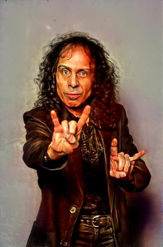 Ronnie James Dio.