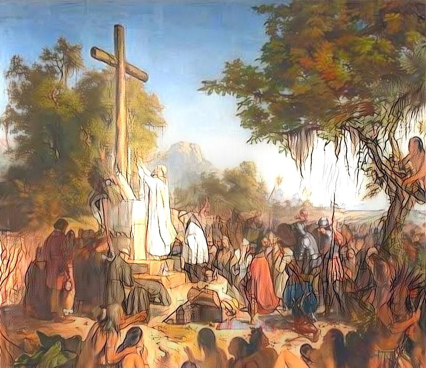 First Mass in Brazil