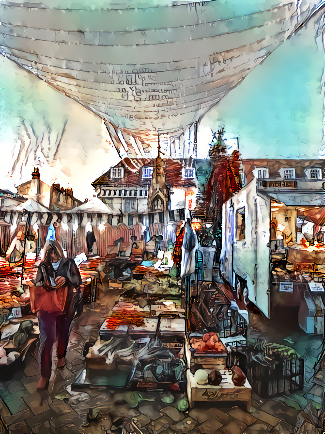 "Market Day" - - by Unreal from own photo.