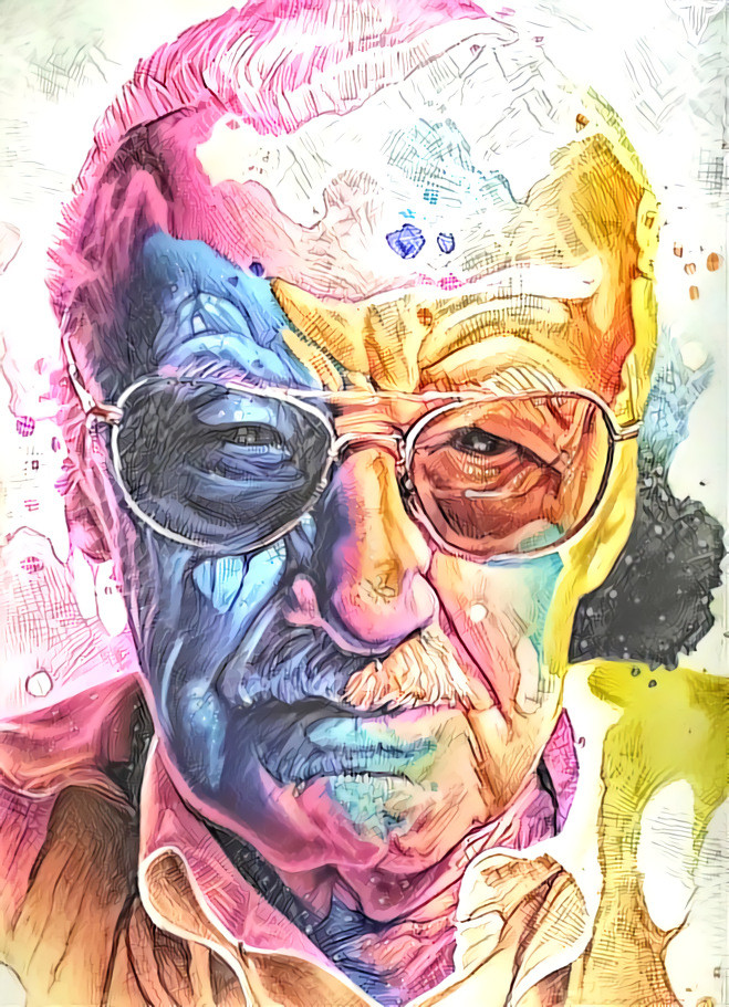 "Tribute to Stan Lee" VI _ originals: Vareta Art (source) / CarlosRodriggsArt (style)