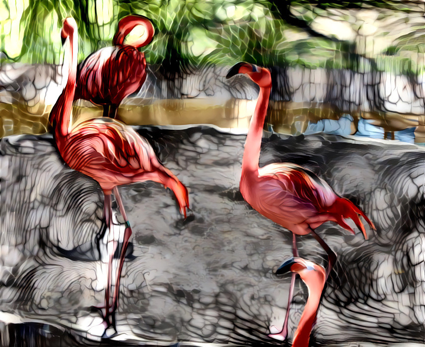 Flamingos + Distorted Interactions