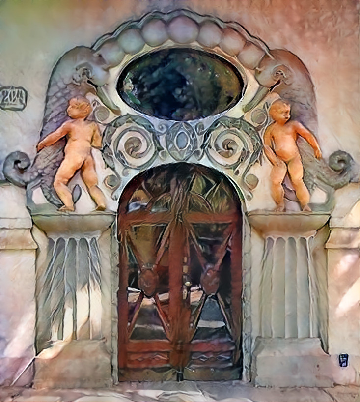 They want down there! For over a hundred years! But nobody notices it! (Viennese Art Nouveau)