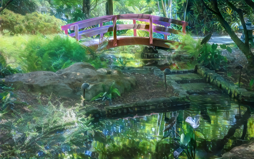 Miami Beach Botanical Garden - Makoto Shinkai Style