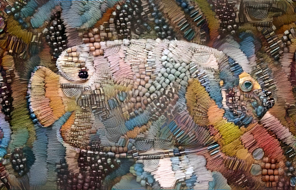stitched fish