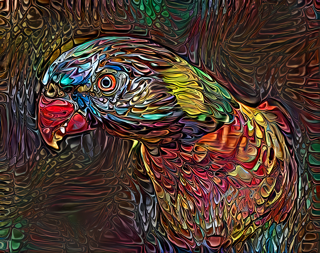 Neon Parrot II