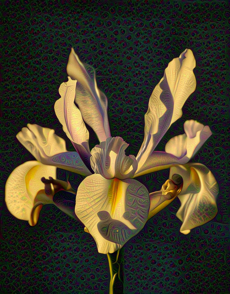 White Iris, Sunny Garden, Australia