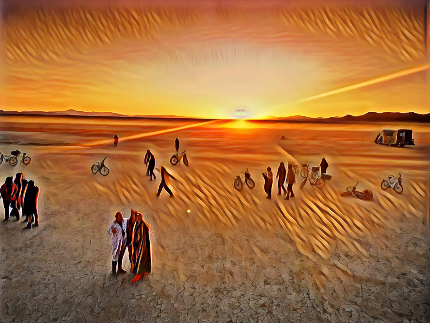 Burning Man Sunrise