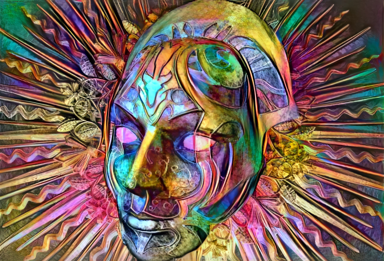 Wild Glass Challenge Colorful Mask