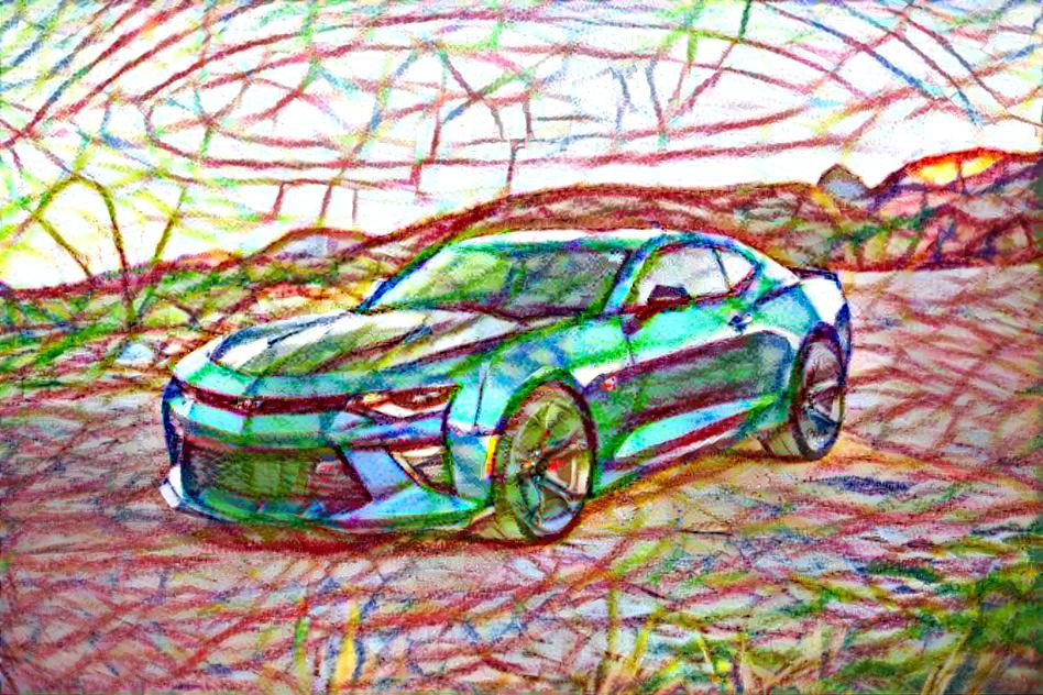 Driving in Crayons