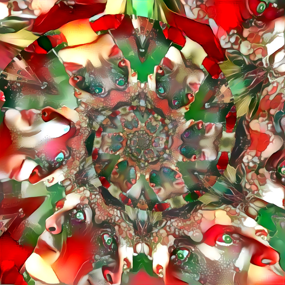 A new spinning avatar for a kaleidoscopic Christmas!