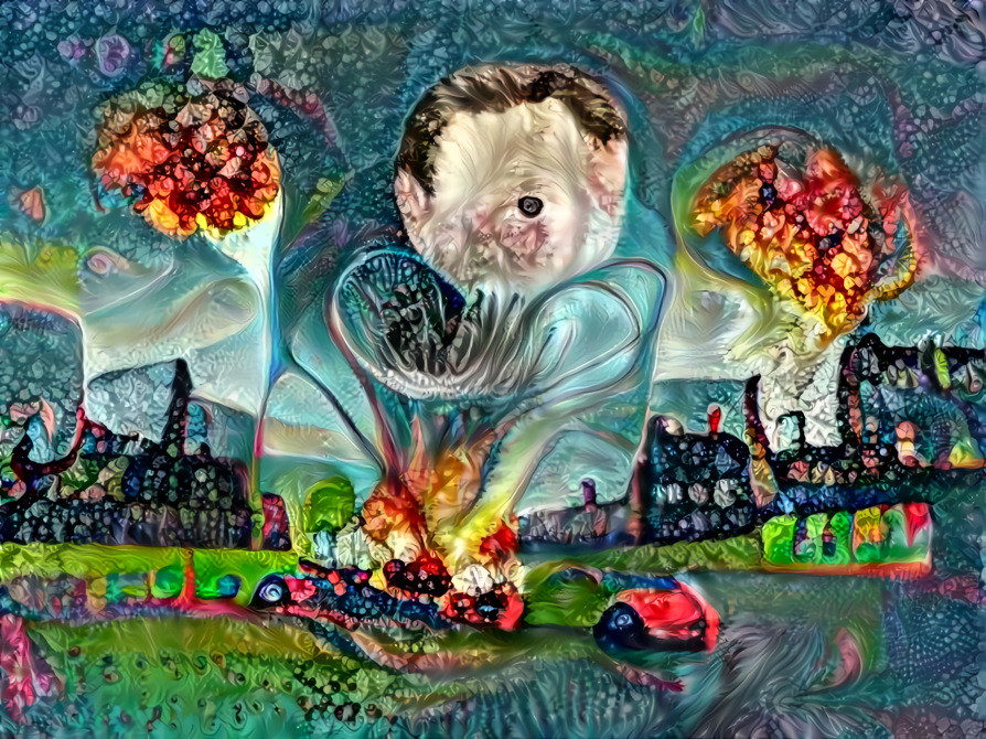 Elon Musk disparaissant dans une explosion 