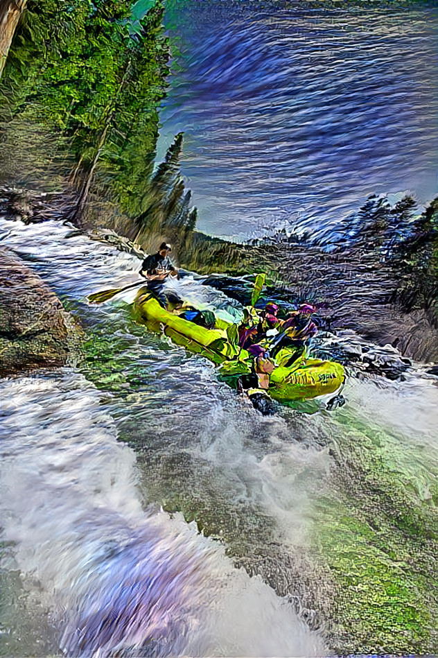 A Spill In The Rapids