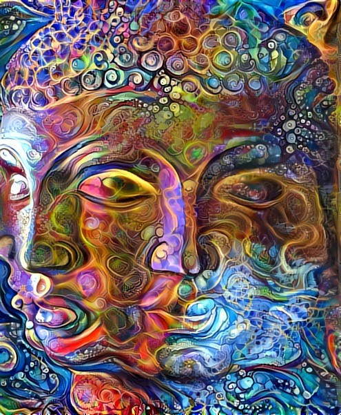 Psychedelic Perpetual Buddha