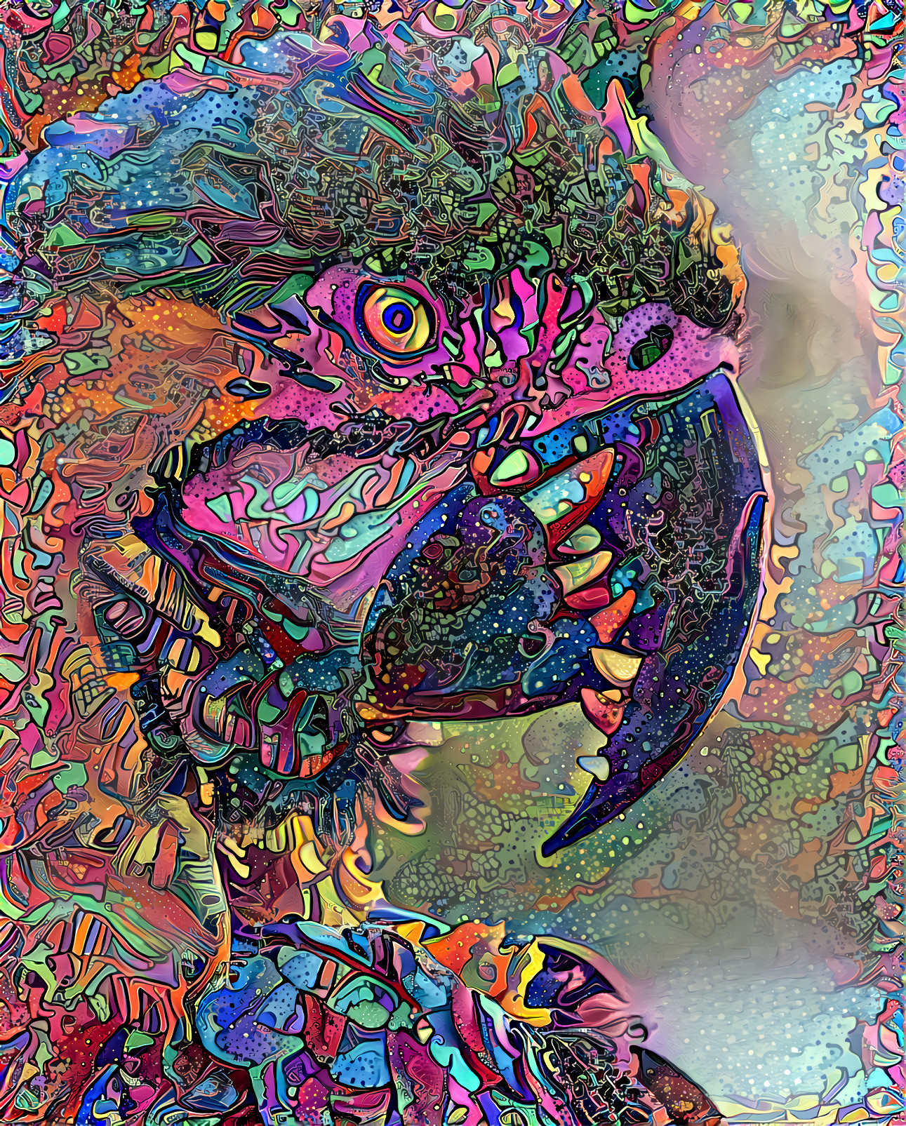 Dino parrot