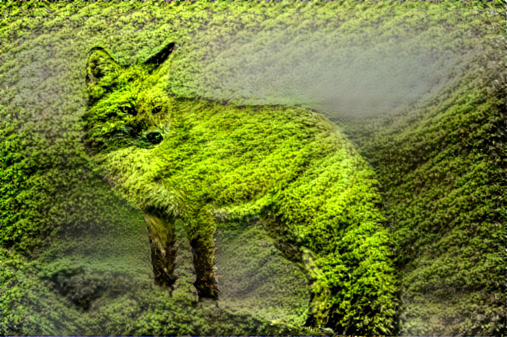Forest Green Moss Fox
