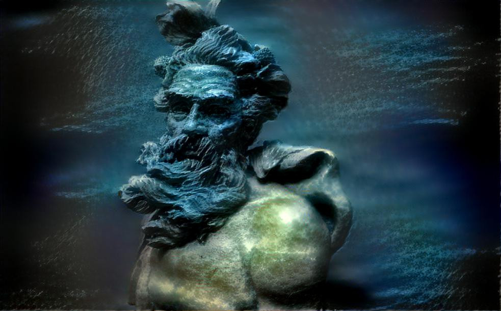 Poseidon god of the ocean