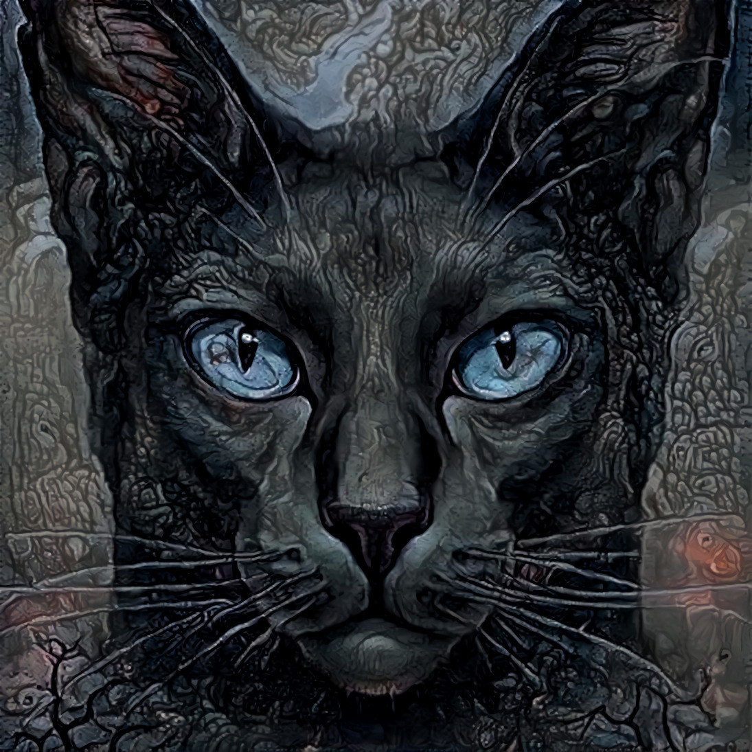 black cat ( черный кот )