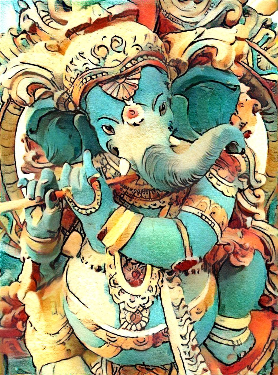 Pastel Ganesha