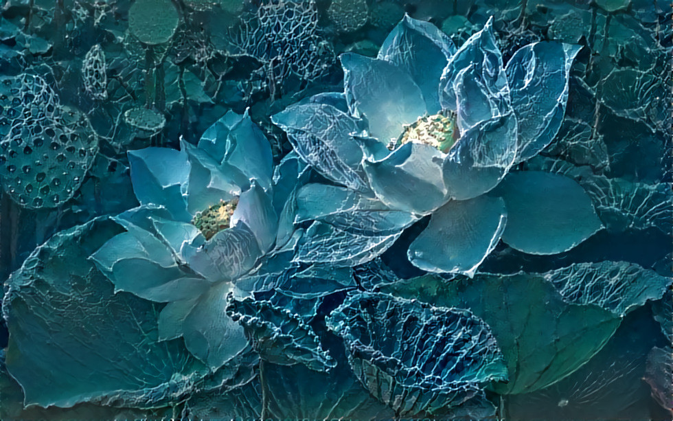 Ocean Blue Flower