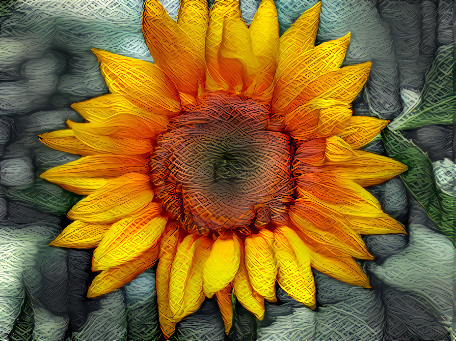 Yarn Sunflower