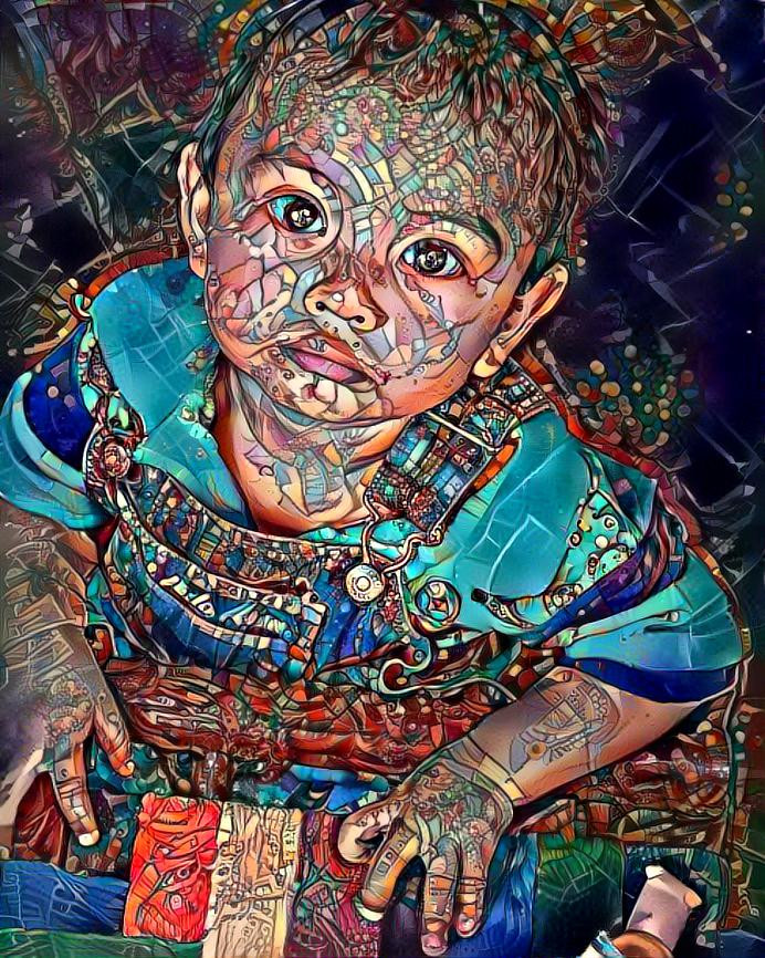 Kid at a Nicaraguan Market