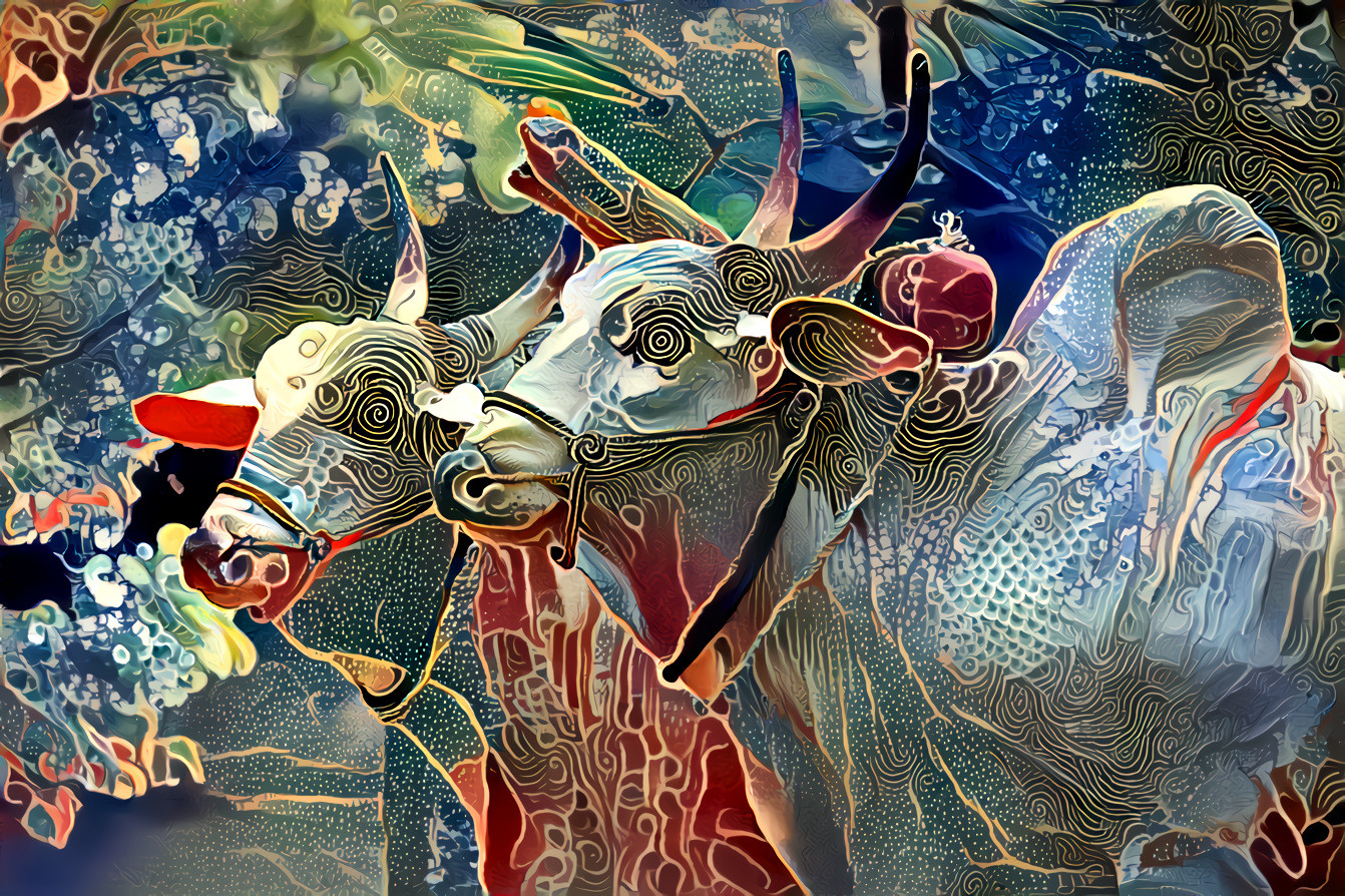 The Indian-origin Brahman cattle breed is named after the Brahmins, Hindu priests, so named on account of being seekers of Brahman, the cosmic spirit. Brahman are seen as symbols of strength and survival. The cow is considered sacred in Hinduism.