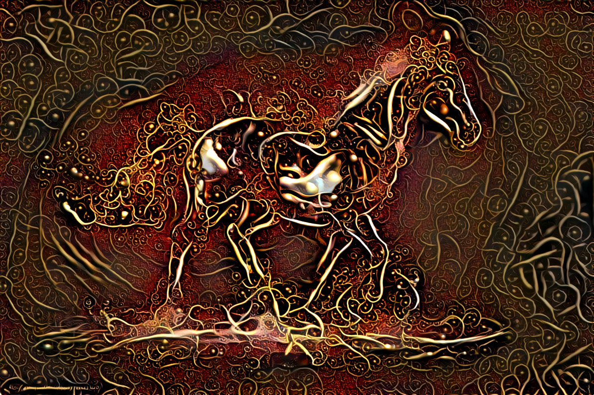 ''Wild horse'' _ source: artwork by Izabel (haidi2002 on DeviantArt) _ (200414)