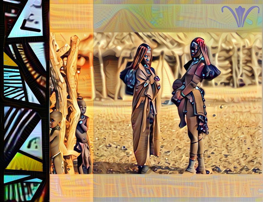 Himba Girl Photo Montage, Image 6 of 9