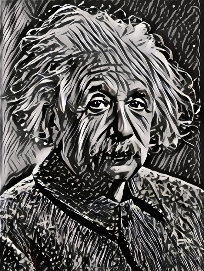 Einstein, in Ink
