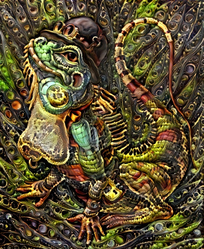 "Steampunk lizard" _ source: artwork by Victor Molev _ (190406)