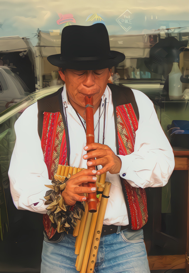 Pipe Player, Pike street Market
