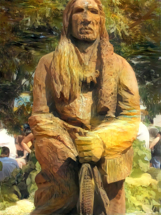 Native American Wood Carving