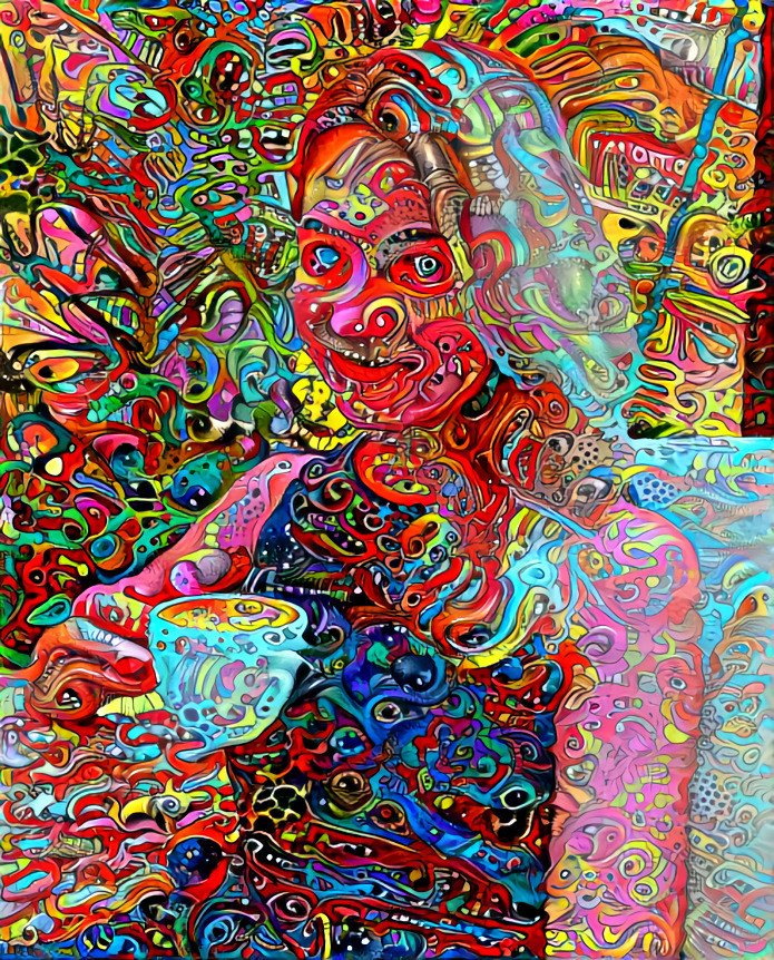 Girl with the cup of tea