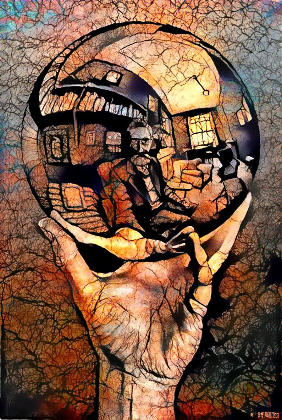 Mirror Ball by Escher