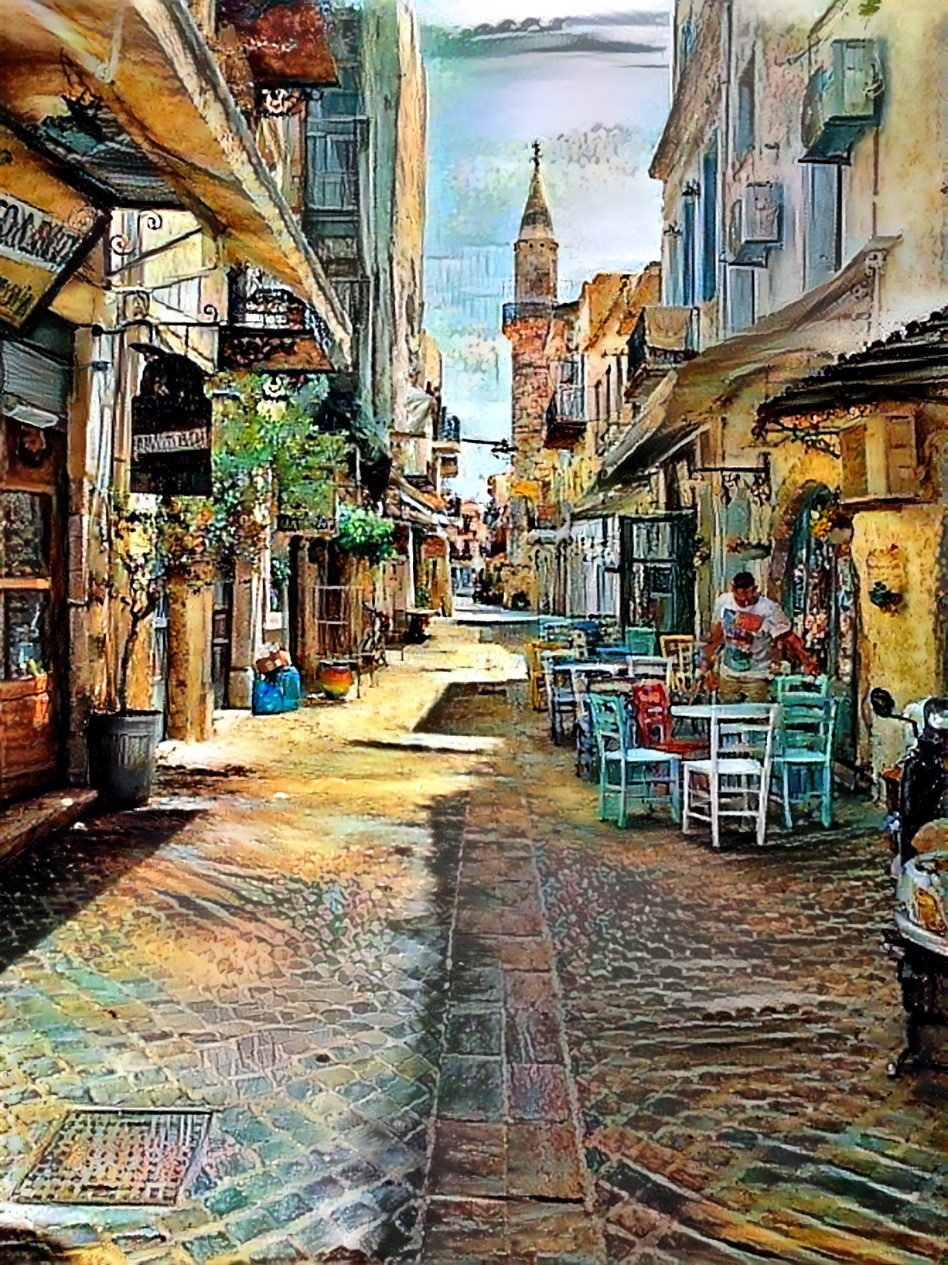 Street in Greece 