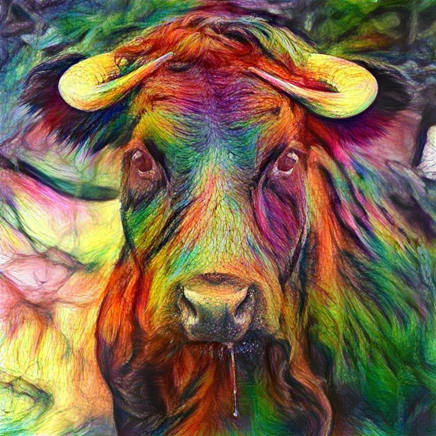 Colorful Bull