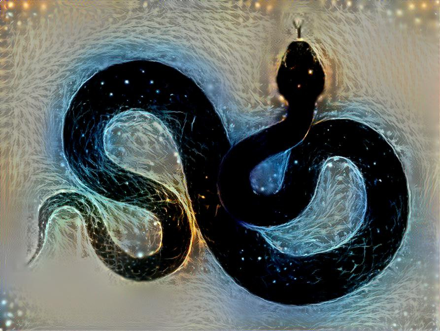 Black hole snake