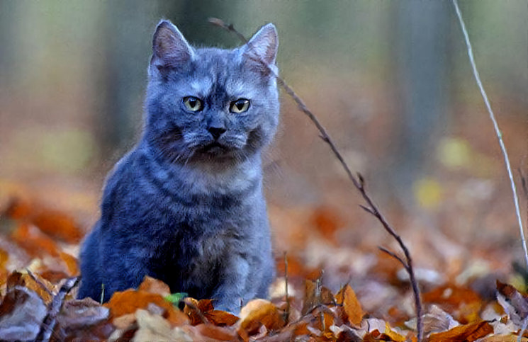 Blue cat