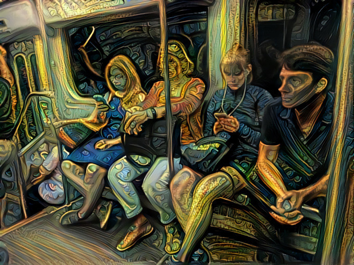 Ghoulish Subway Ride