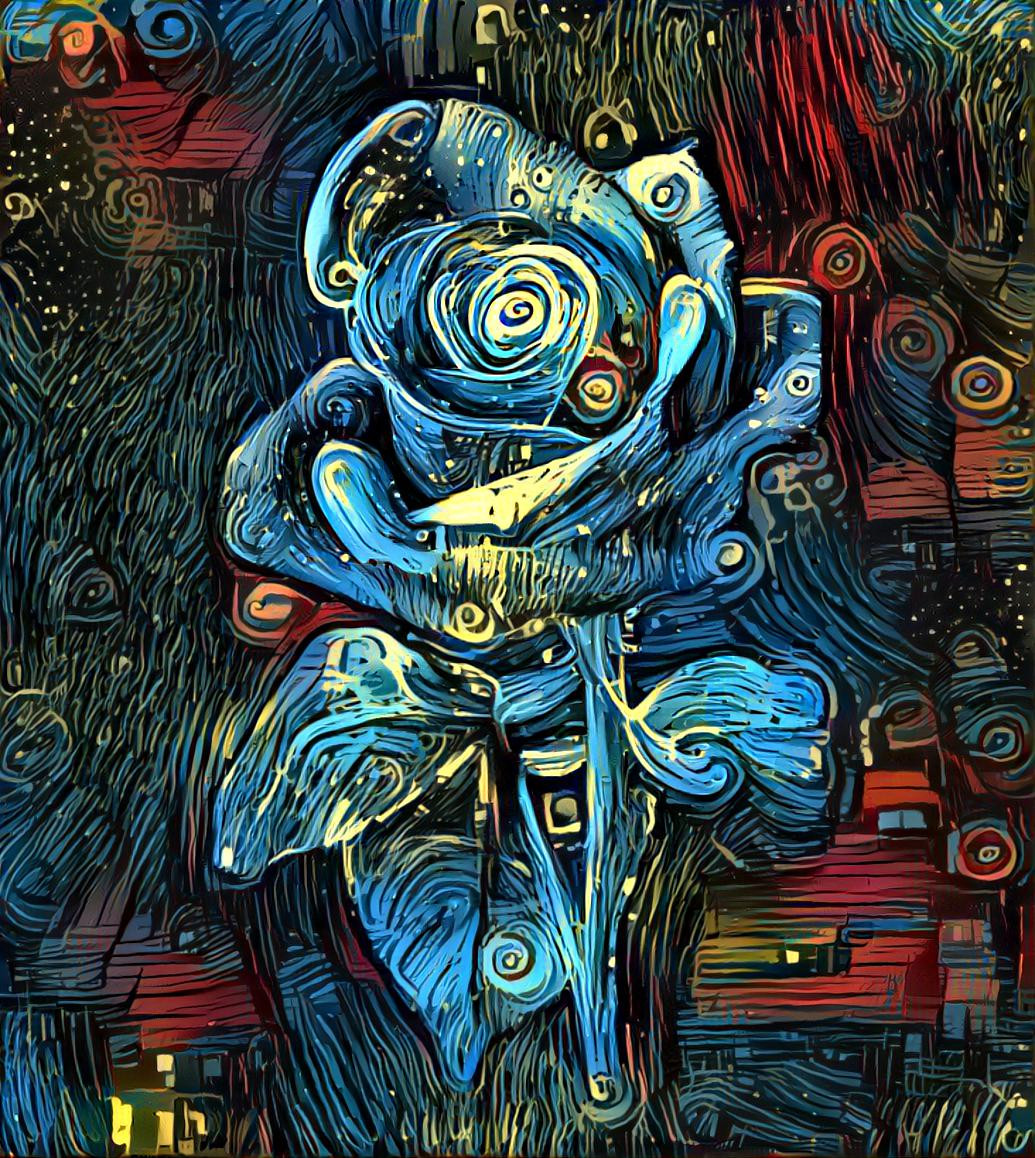 blue rose ( голубая роза )