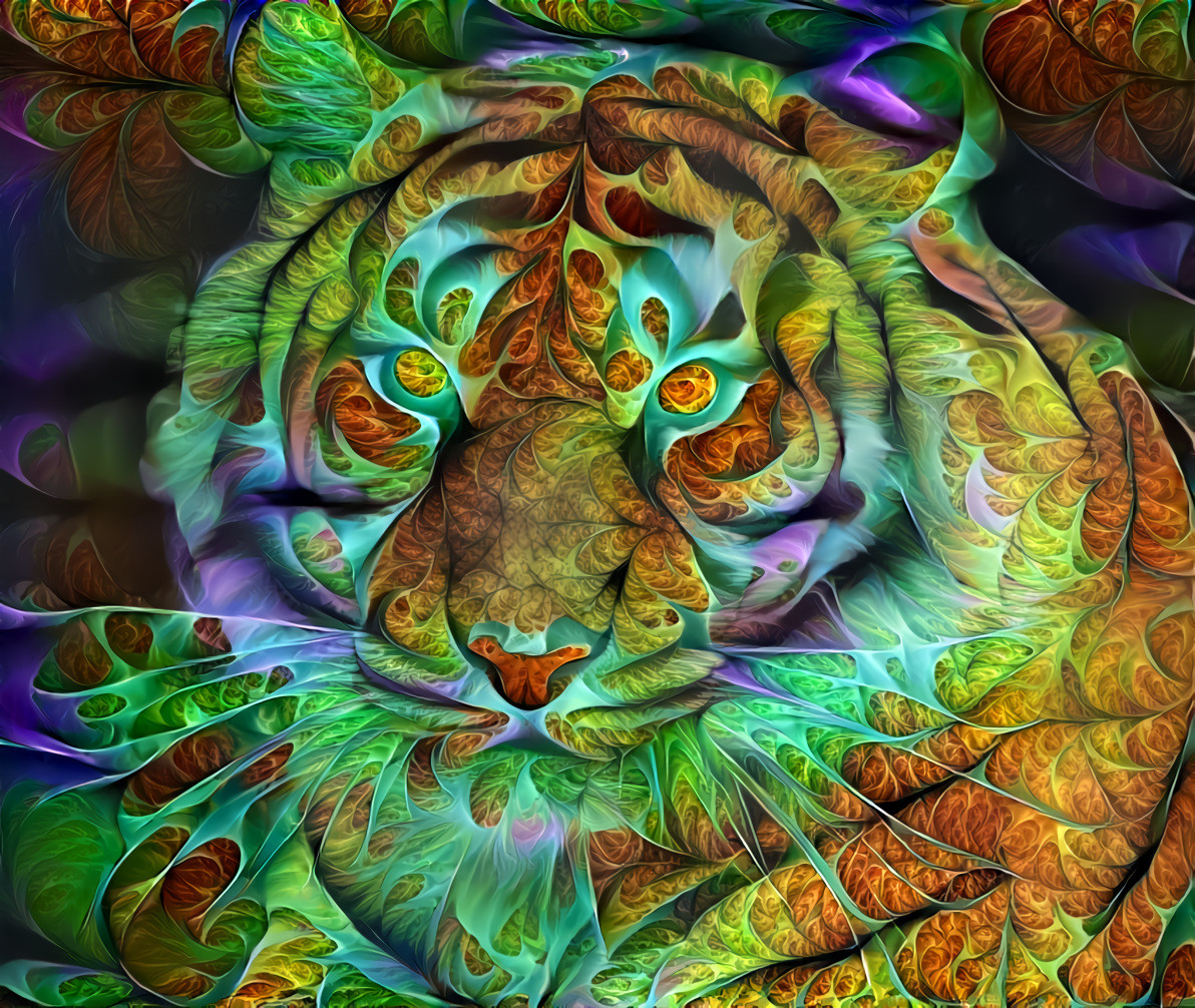 rainbow tiger,