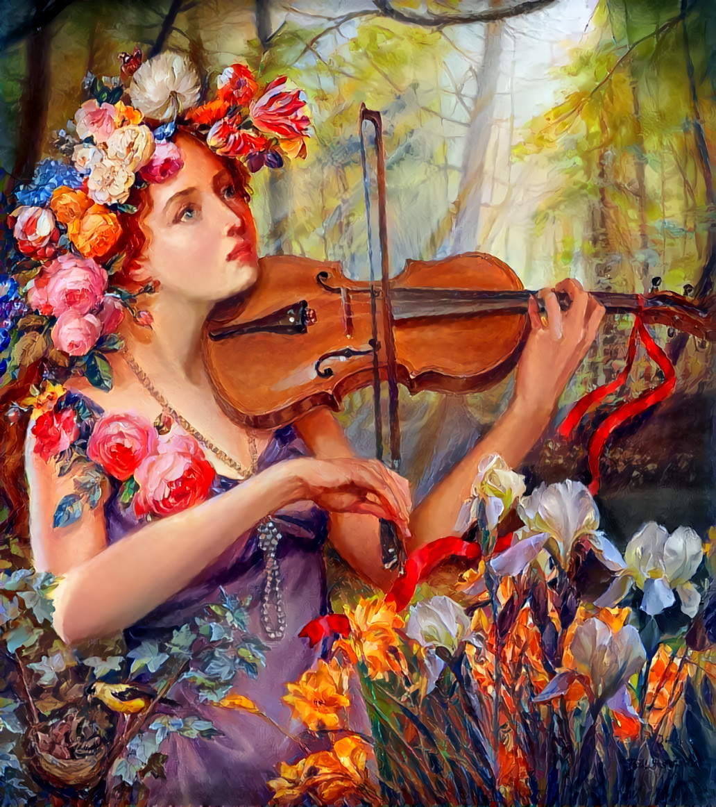 "Girl with a Violin" 