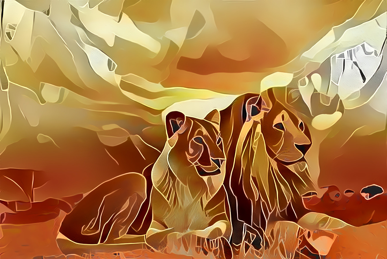 Löwenpaar 4