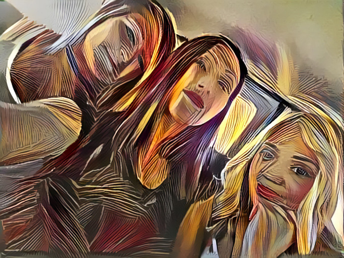 Because my baby girl Samantha Emerson and her two lovely friends are amazertons, this picture was created by Sean Gugerty, AKA Mind Myriad